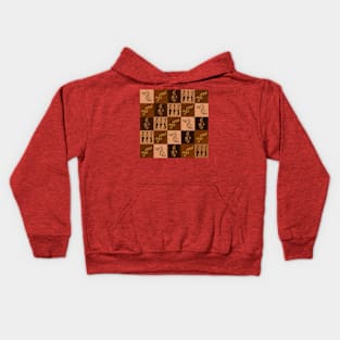 Aroma of coffee. Patchwork Kids Hoodie